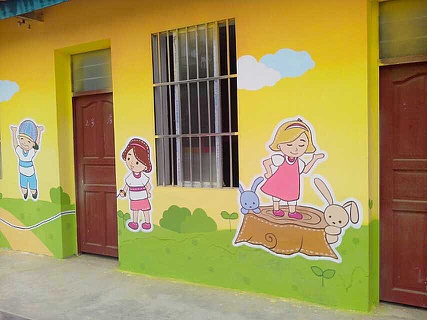 南昌幼儿园手绘墙,南昌幼儿园墙绘