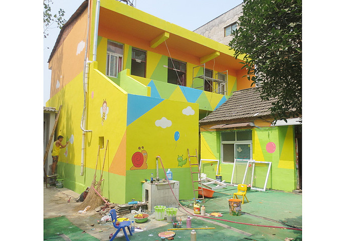 南昌墙体画手绘,南昌幼儿园彩绘墙面,南昌幼儿园涂鸦墙,南昌墙体画画